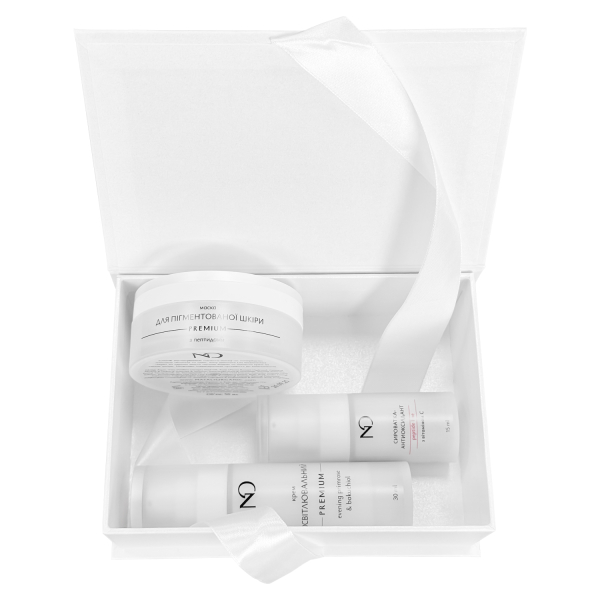 Набір Premium для пігментованої шкіри у подарунковій коробці Nataliorganic