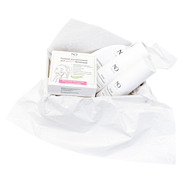 Промонабір Face Знайомство + Рушник косметичний для BEAUTY-процедур Nataliorganic