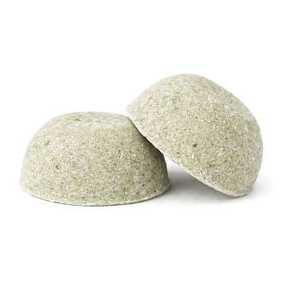 Разом дешевше! 2 шт Твердий шампунь з м'ятою Nataliorganic