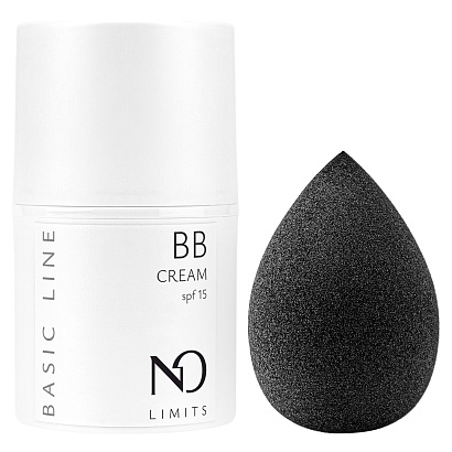 Разом дешевше! Мінеральний ВВ-крем spf 15 + Beauty-спонж для нанесення макіяжу Nataliorganic