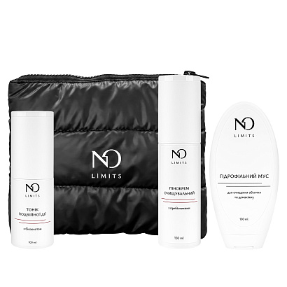 Промонабір CLEAN SKIN у косметичці NO Limits Nataliorganic